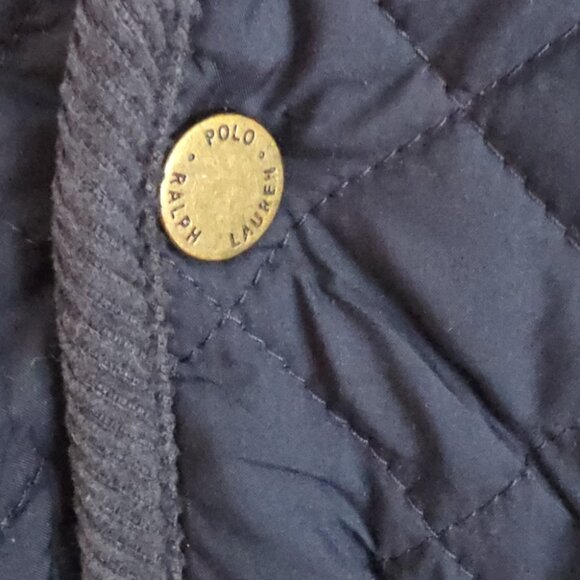 RALPH LAUREN | Layette Boys Quilted Barn Bunting Snowsuit Navy sz 6M - Picture 3 of 6